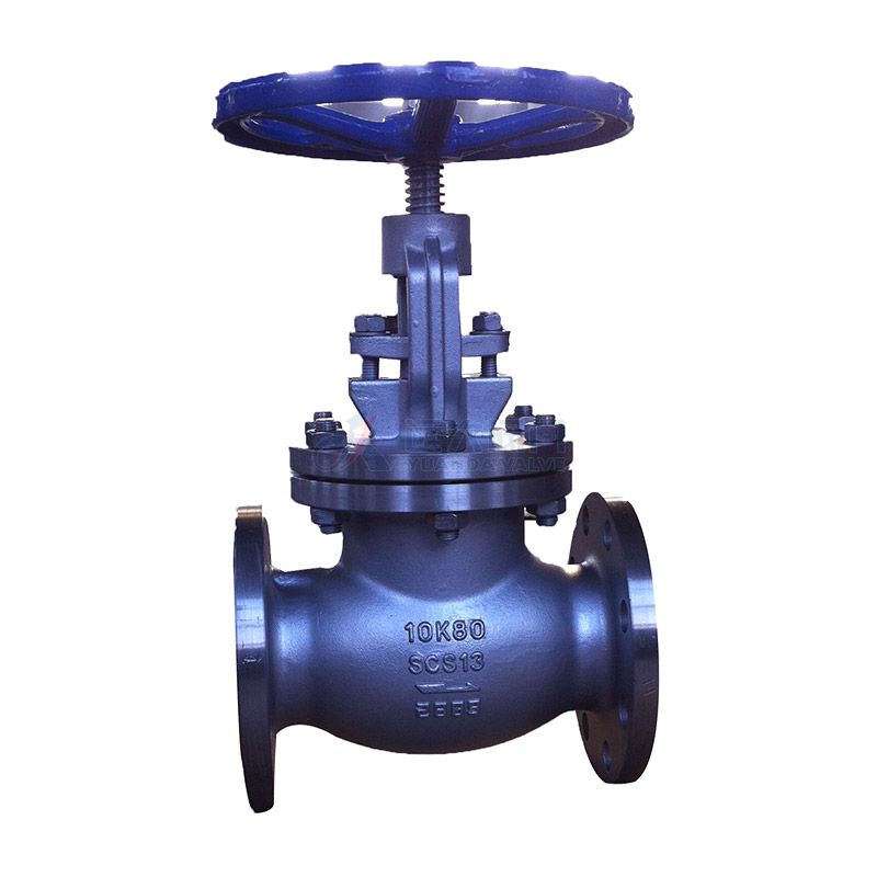 KS Stainlees Steel Middle Flange Globe Valve