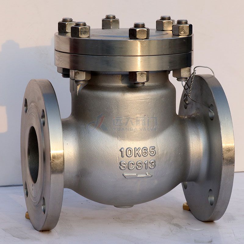 KS Stainlees Steel Middle Flange Check Valve