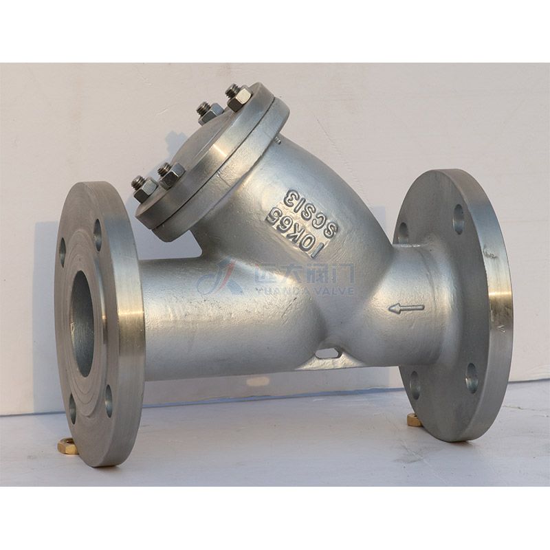 KS Stainlees Steel Middle Flange Strainer