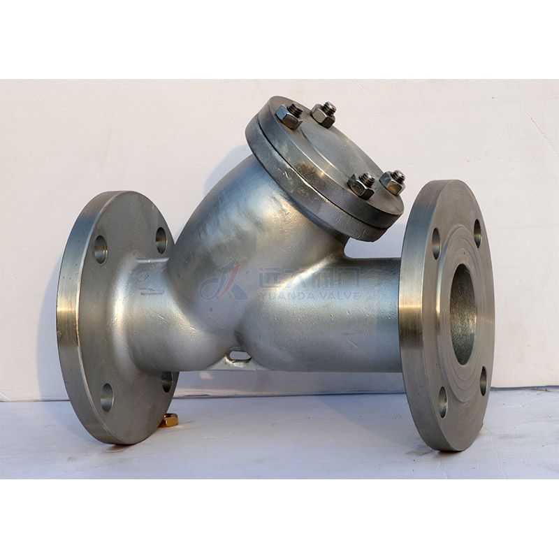 KS Stainlees Steel Middle Flange Strainer